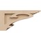 Ekena Millwork 6"W x 12"D x 6"H Wide Mayflower Rough Cedar Woodgrain TimberThane Corbel, Primed Tan CORUR06X12X06MAYRCPR - alternate 2